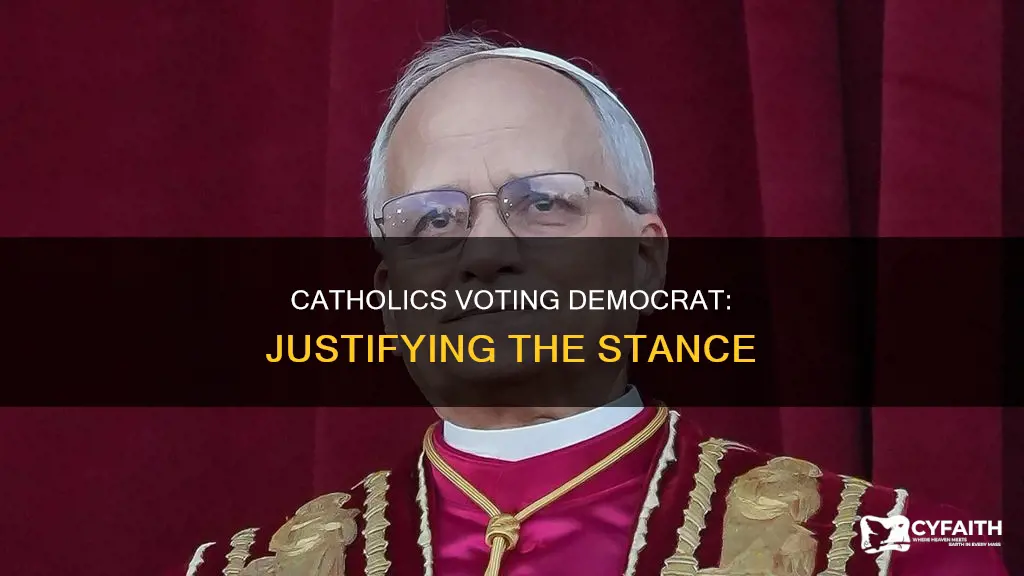how do catholics justify voting democrat