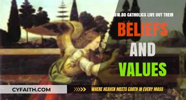 Living Faithfully: How Catholics Embrace Beliefs and Values Daily