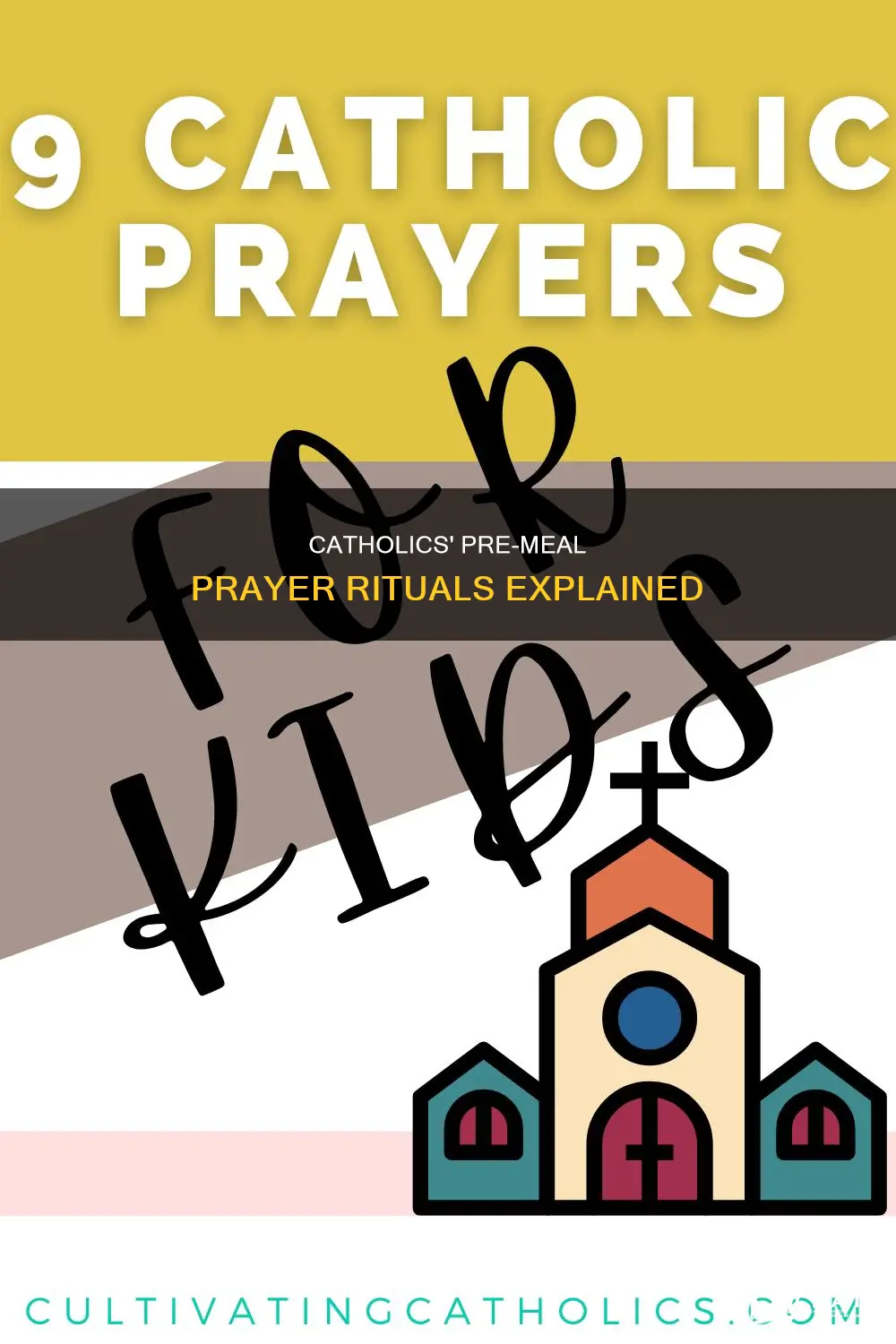 how do catholics say prayers before meal