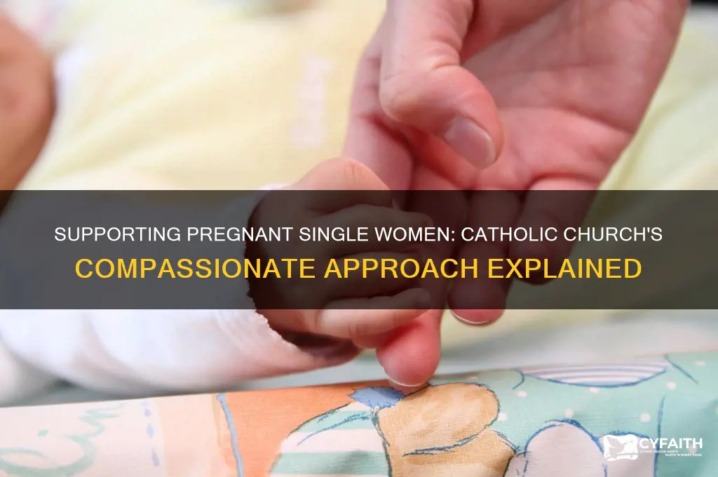 how do catholics treat pregnant women without a husband