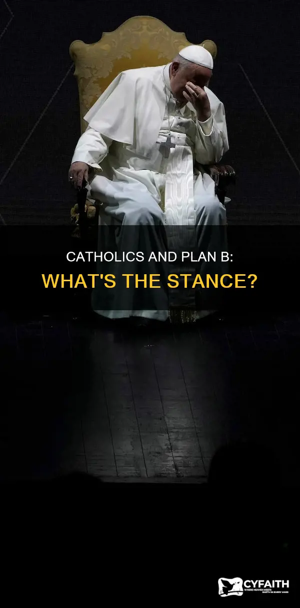 how do catholics view plan b