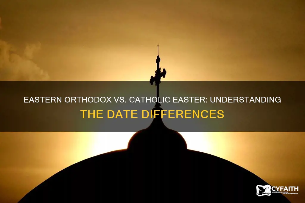 how do eastern orthodox and catholic easter dates differ