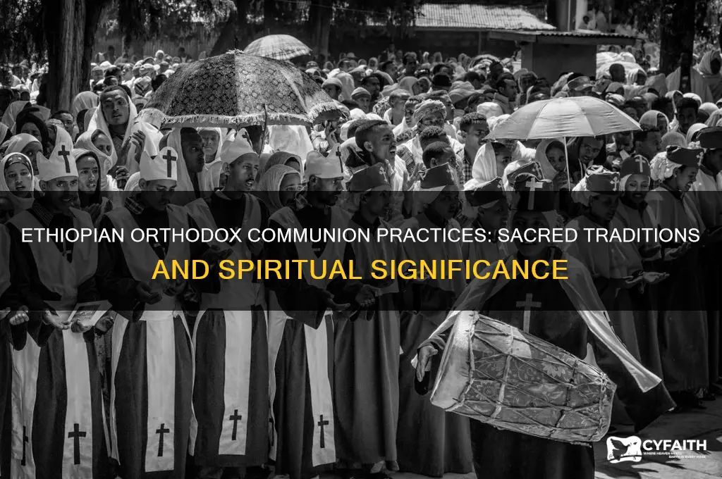 how do ethiopian orthodox receive communion