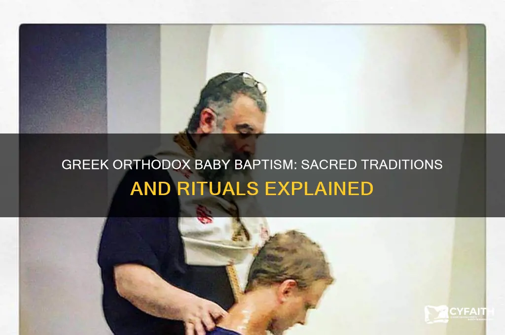 how do greek orthodox baptize babies