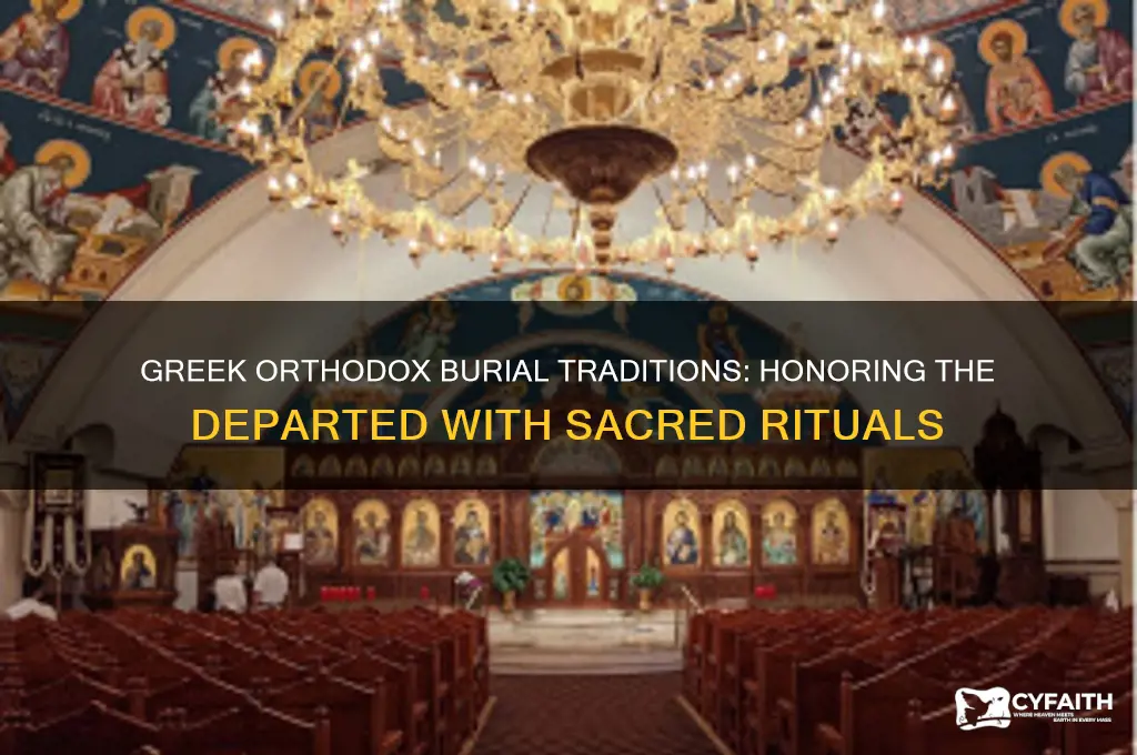 how do greek orthodox bury their dead