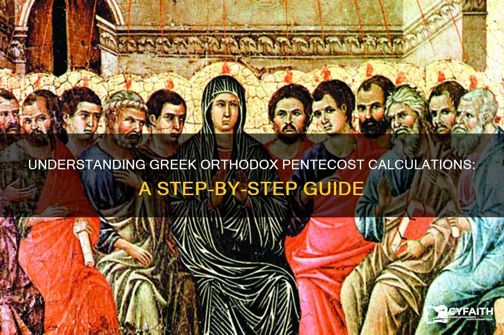 how do greek orthodox calculate pentecost