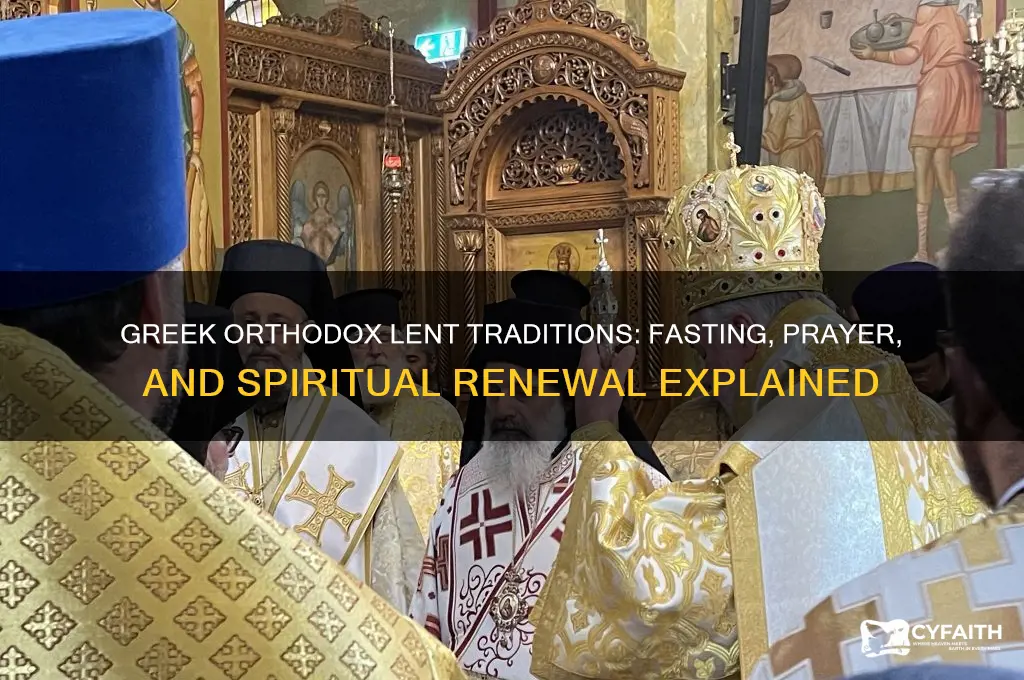 how do greek orthodox celebrate lent