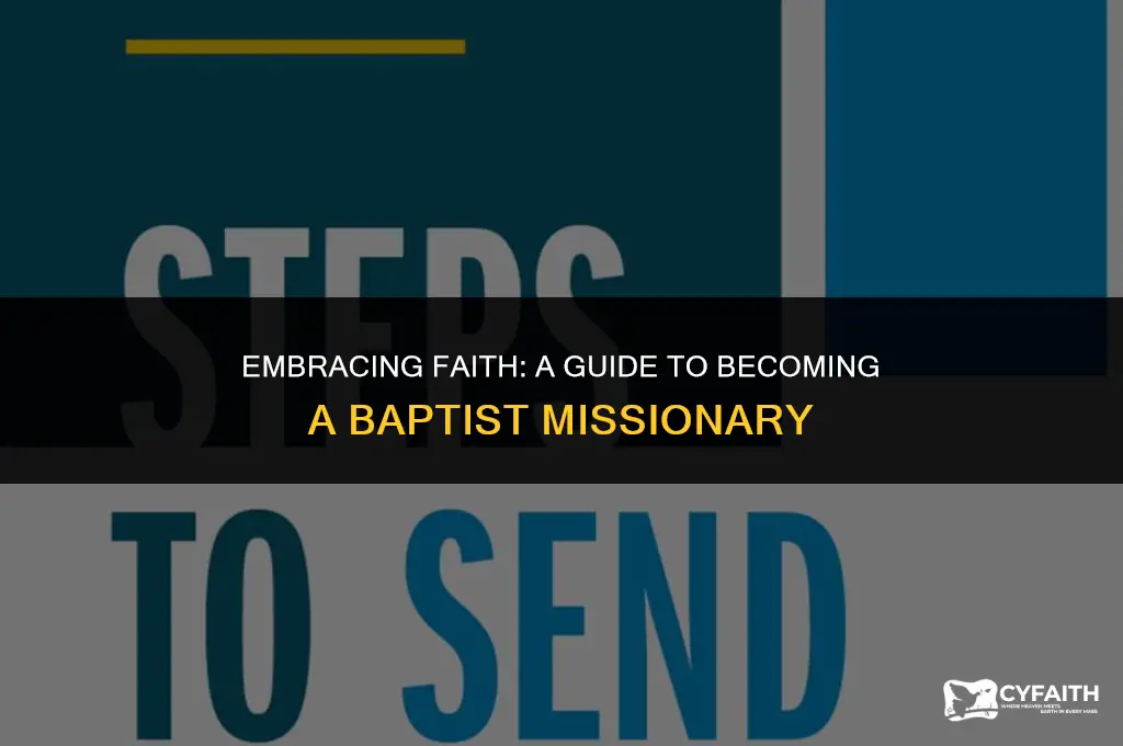 how do i become a baptist missionary