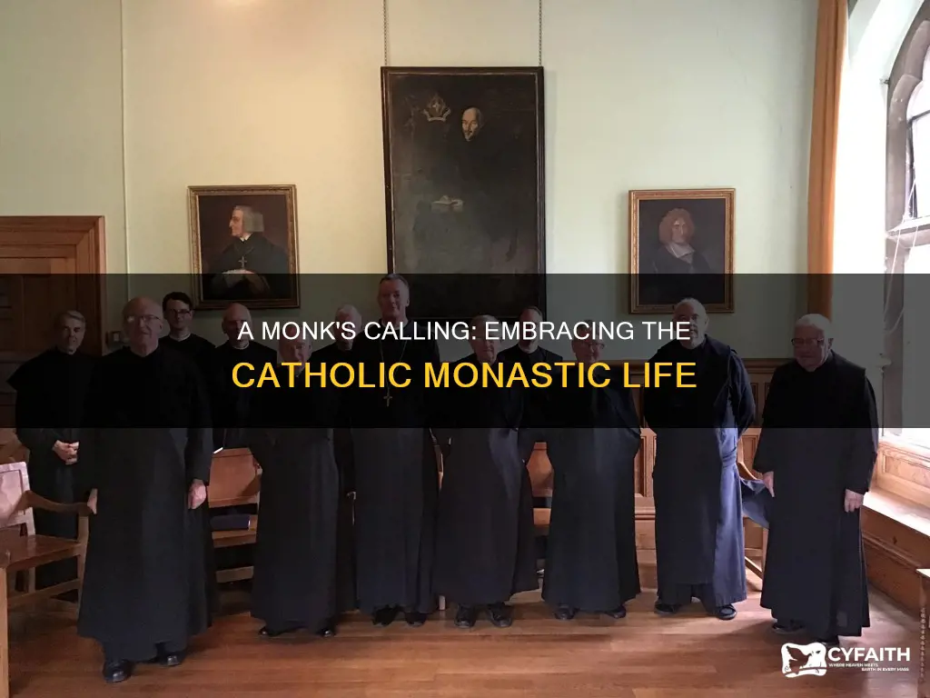 how do i become a catholic monk