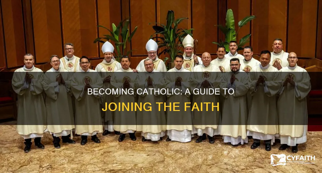 how do i become a catholic