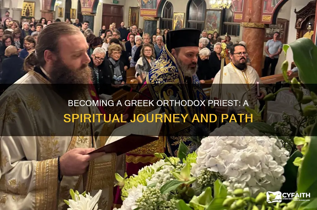 how do i become a greek orthodox priest