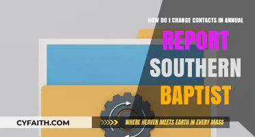 Updating Contact Information in the Southern Baptist Annual Report