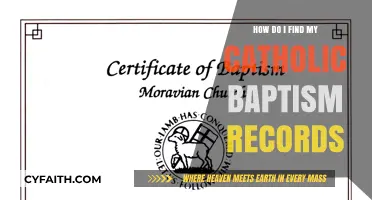 Locating Catholic Baptism Records: A Guide to Finding Your Certificate