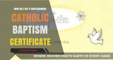 Obtaining a Replacement Catholic Baptism Certificate: A Step-by-Step Guide