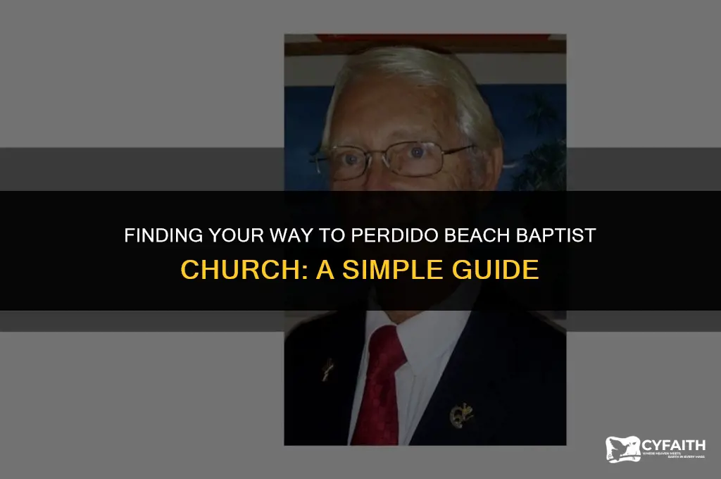 how do i get to perdido beach baptist church