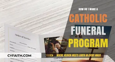 Creating a Catholic Funeral Program: A Simple Guide
