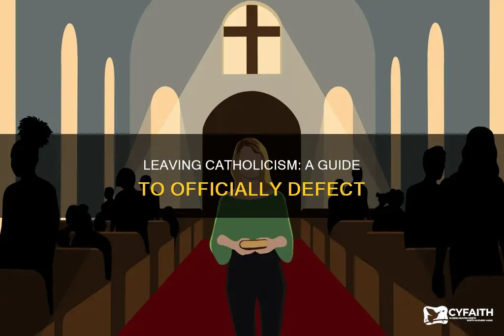 how do i officially stop being catholic