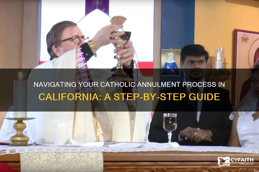 how do i start with my catholic annulment process california