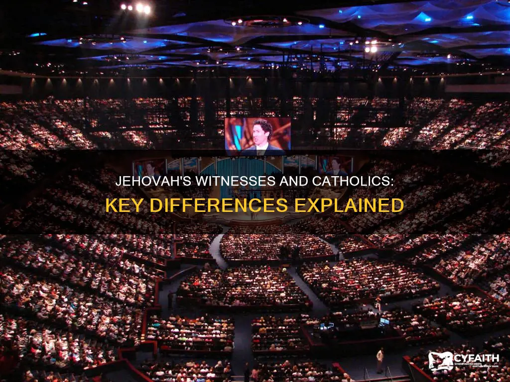 how do jehovah witnesses and catholics differ