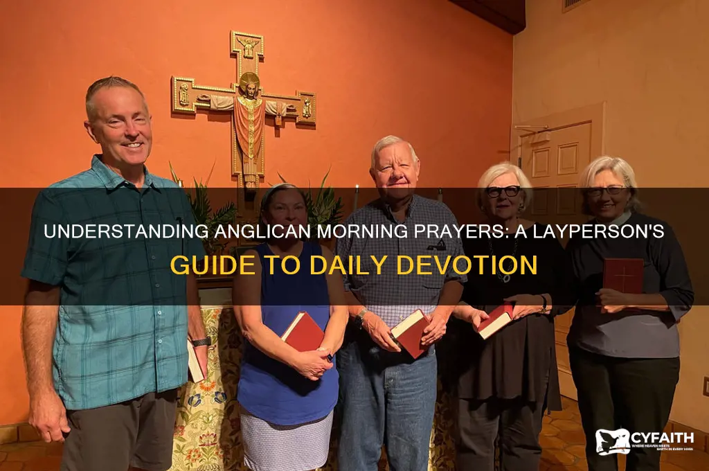 how do laypeople read anglican morning prayers