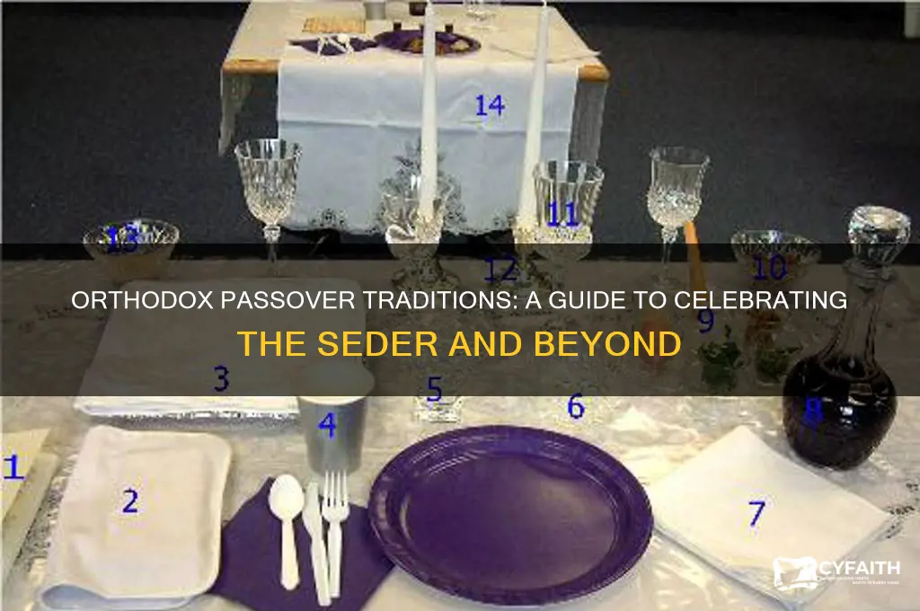 how do orthodox celebrate passover
