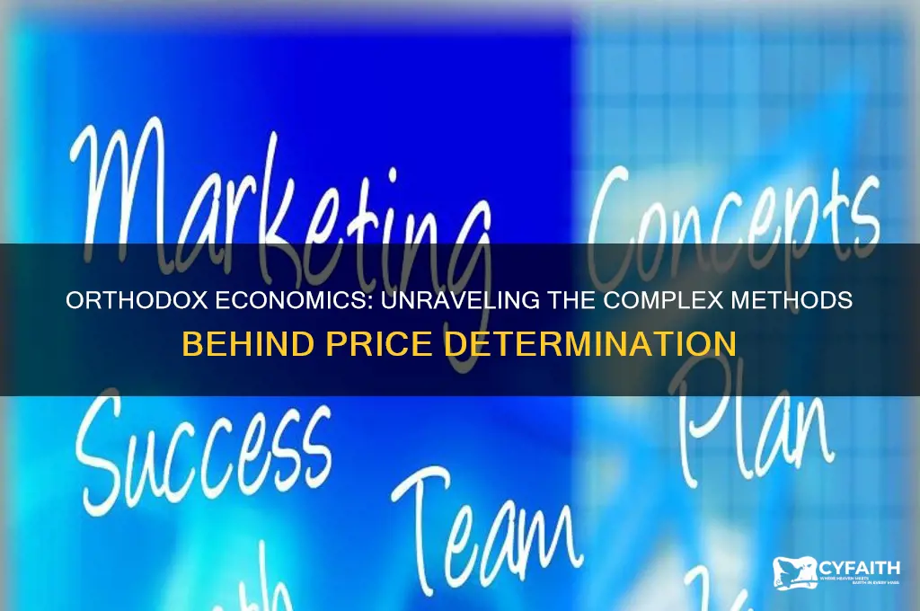 how do orthodox economists dterimine prices