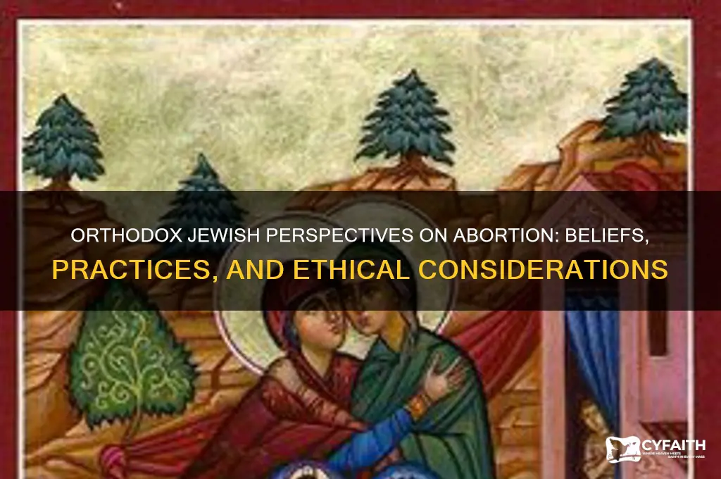 how do orthodox jews feel about abortion