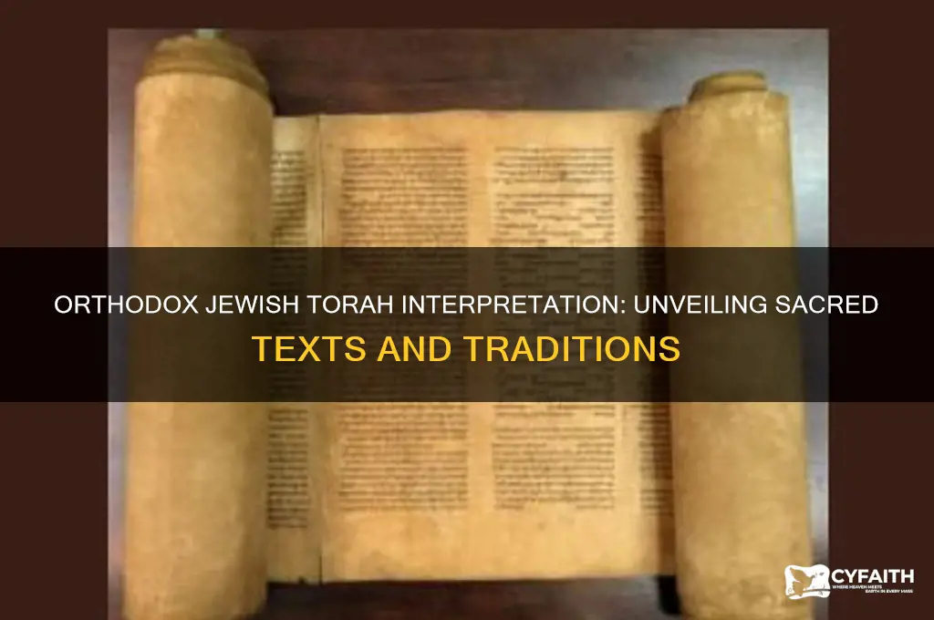 how do orthodox jews interpret the torah