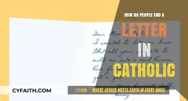 Catholic Letter Closings: Faith-Based Sign-Offs