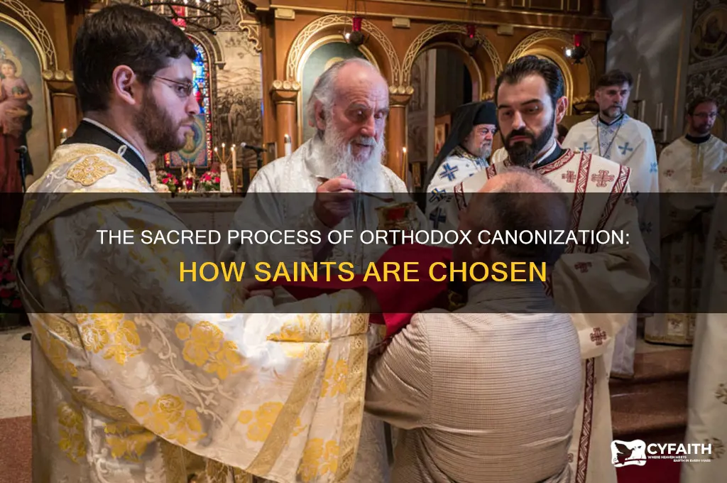 how do saints get chosen for canonizaton orthodox