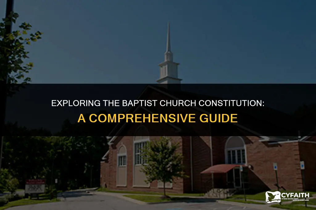 how do the baptist church consitution name
