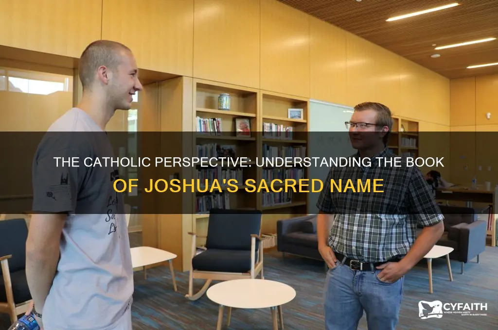 how do the catholics refer to the book of joshua
