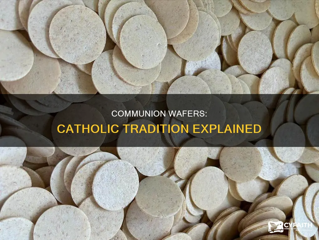 how do the explain communion waffers catholics