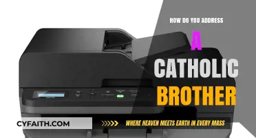Etiquette for Addressing a Catholic Brother
