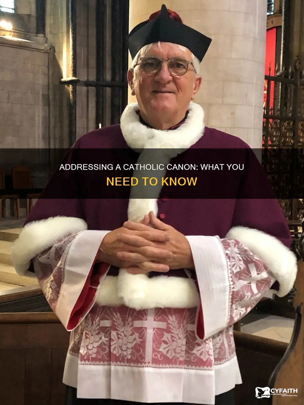 how do you address a catholic canon