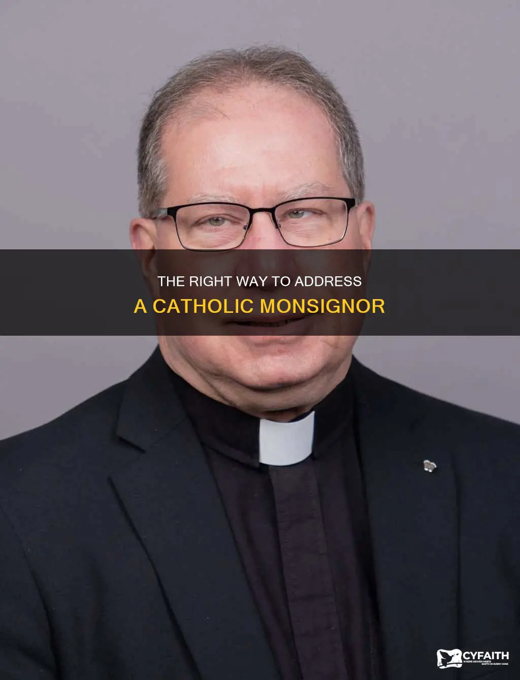 how do you address a catholic monsignor