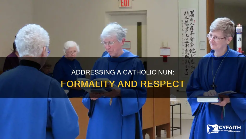 how do you address a catholic nun