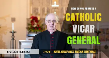 The Vicar General: Addressing a Catholic Church Leader