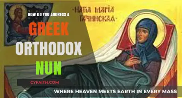 Proper Etiquette: Addressing a Greek Orthodox Nun with Respect and Reverence