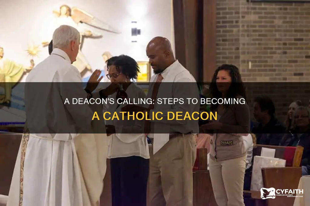 how do you become a catholic deacon