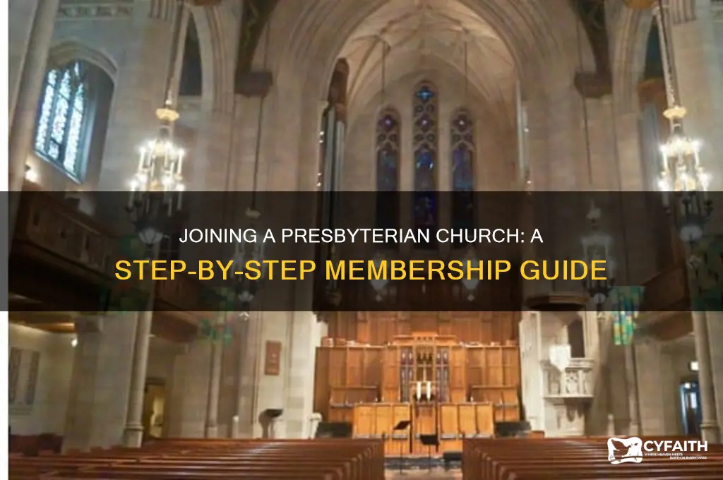 how do you become a member of a presbyterian church