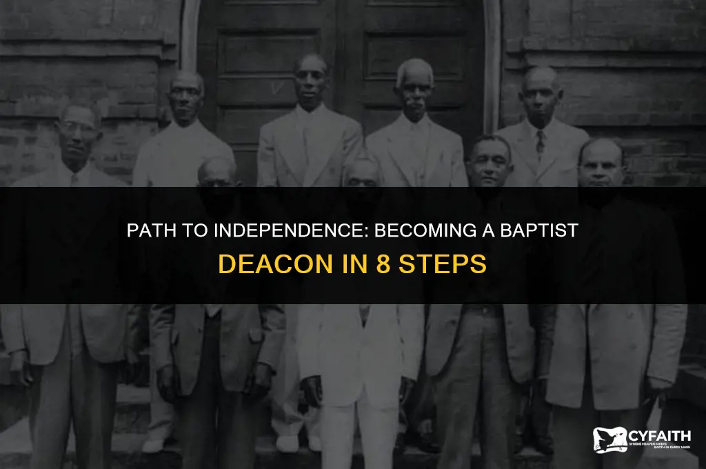 how do you become independent baptist deacon