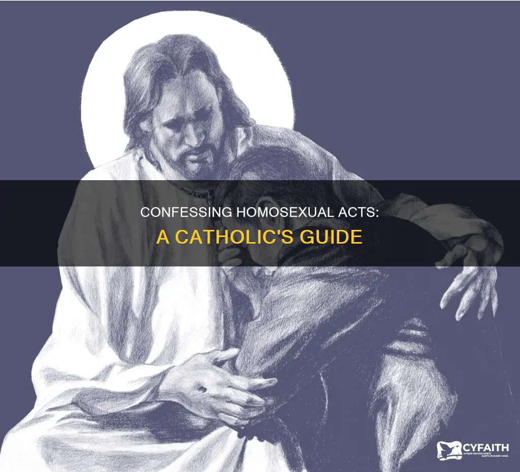 how do you confess homosexual acts catholic