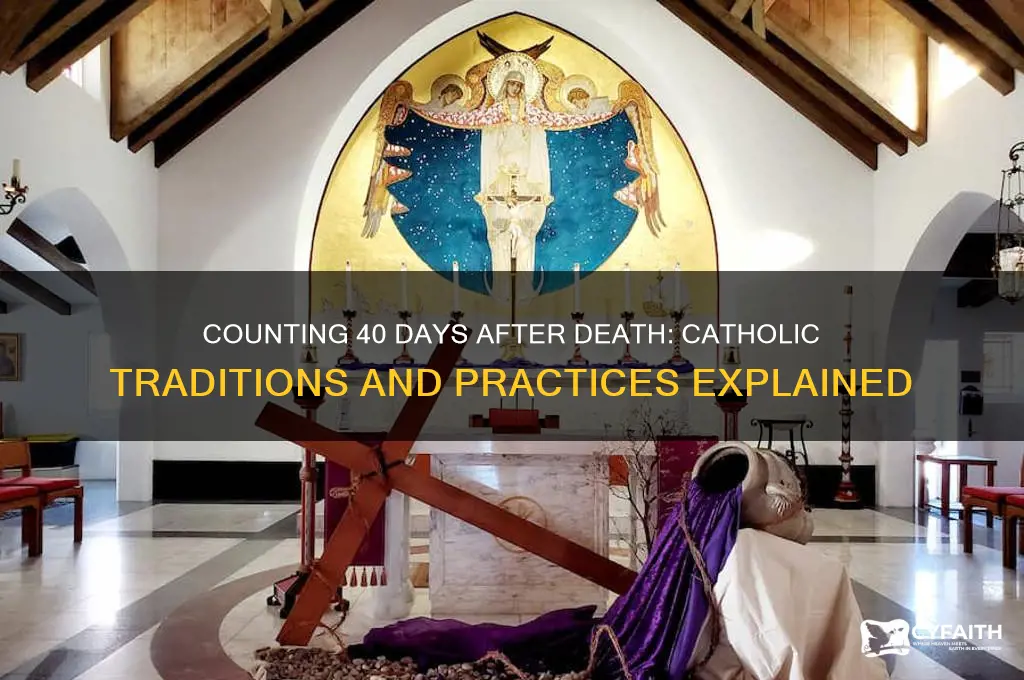 how do you count 40 days after death in catholic
