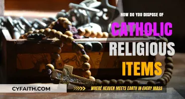 Respectfully Discarding Catholic Religious Items