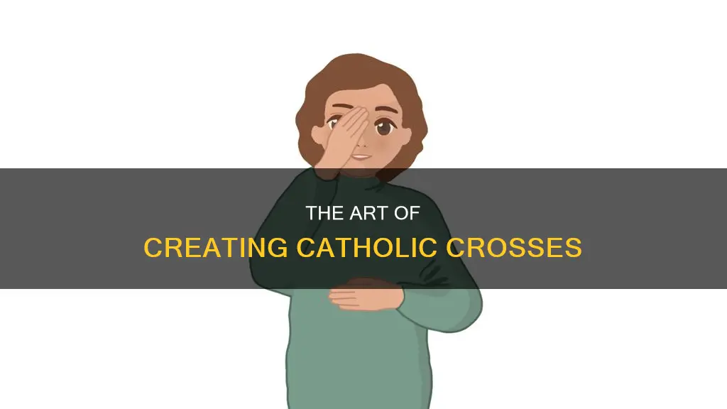 how do you make the catholic cross