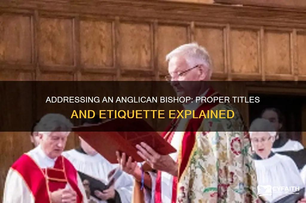 how do you refer to an anglican bishop