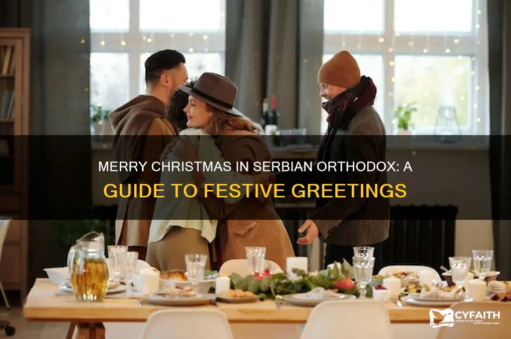 how do you say merry christmas in serbian orthodox