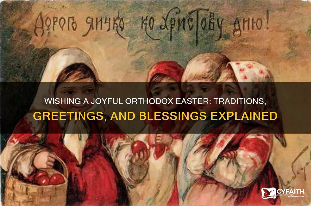 how do you wish orthodox easter