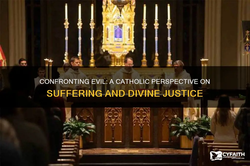 how does a catholic address the problem of evil